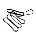ALLESD  Black ESD Antistatic Rubber Band Conductive Silicone Band for Bundling Ring Bundling