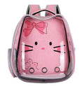 Wholesale Premium Outdoor Portable Cat Backpack OEM ODM Sustainable Clear Space Capsule Large Pet Carrier Zipper Print