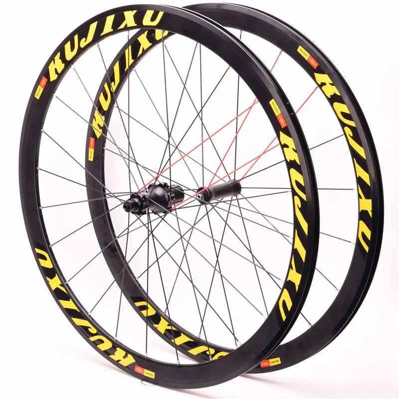 Factory Direct 700C 38mm Depth Road Bike Wheelset Aluminum Alloy with V Brake and Clincher Rim