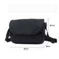 2024 Custom Black Large Capacity  Sport Side Chest Sling Crossbody Luggage Travel Shoulder Messenger Bag for Men Women