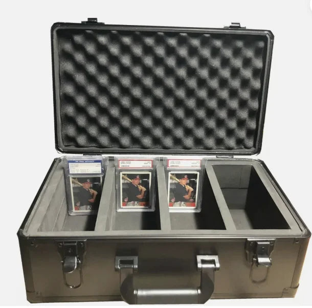 Graded Card Storage Box Case Aluminum case for Electronics Customizable Color Aluminum case