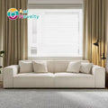 Antnovelty Bellini Double Seat Nordic Design Bean Curd Block Sofa Simple Modern Style for Villa School Park Workshop Living Room