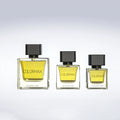 Wholesale 30ml 50ml 100ml Cube Perfume Bottles Heavy Bottle with Heavy Plastic Cap | 30% PCR Glass | EU Certified | 30% PCR Glass | EU Certified