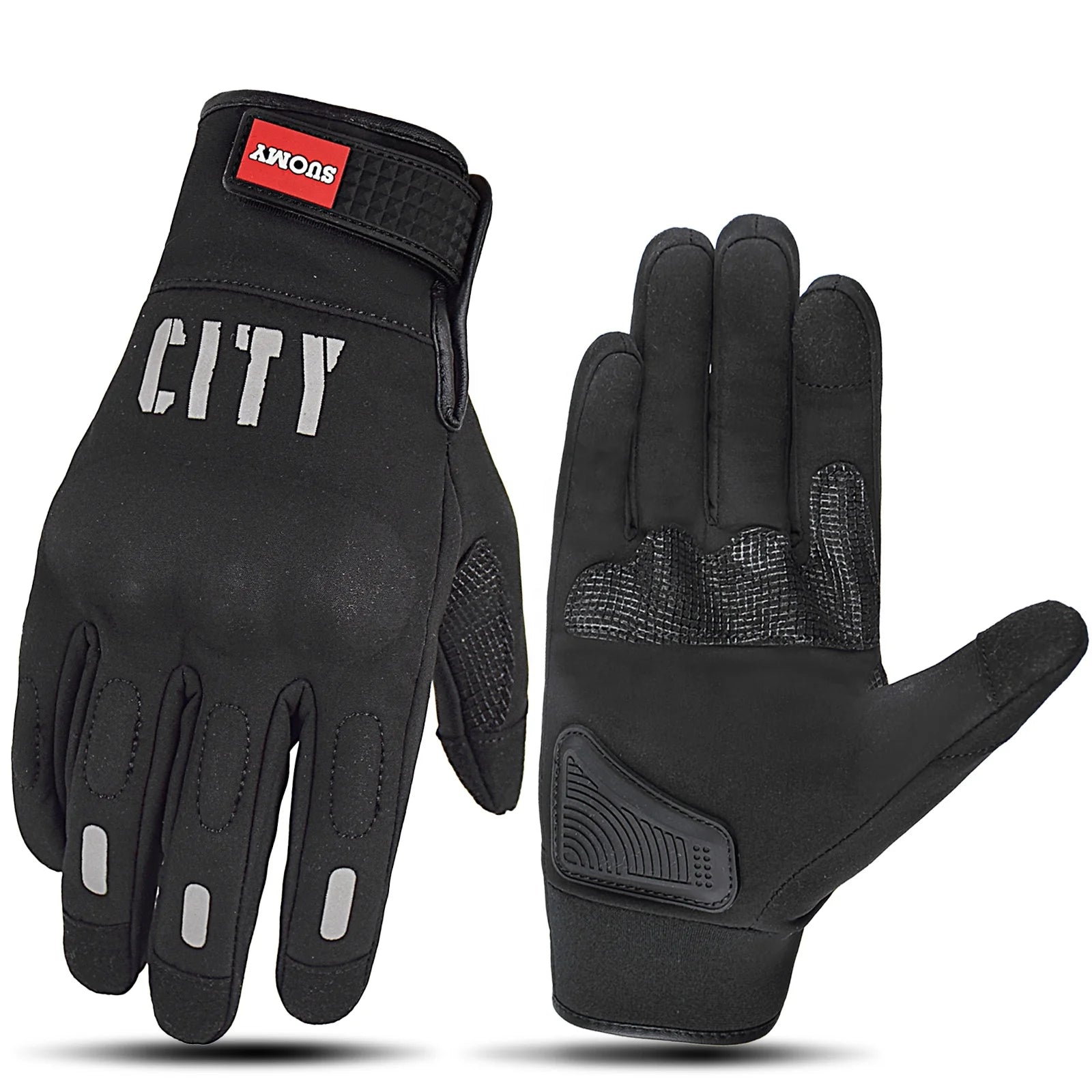 SUOMY Winter Motorcycle Riding Gloves Touch Screen Motocross Waterproof Windproof Protective Summer Motorbike Gloves Men
