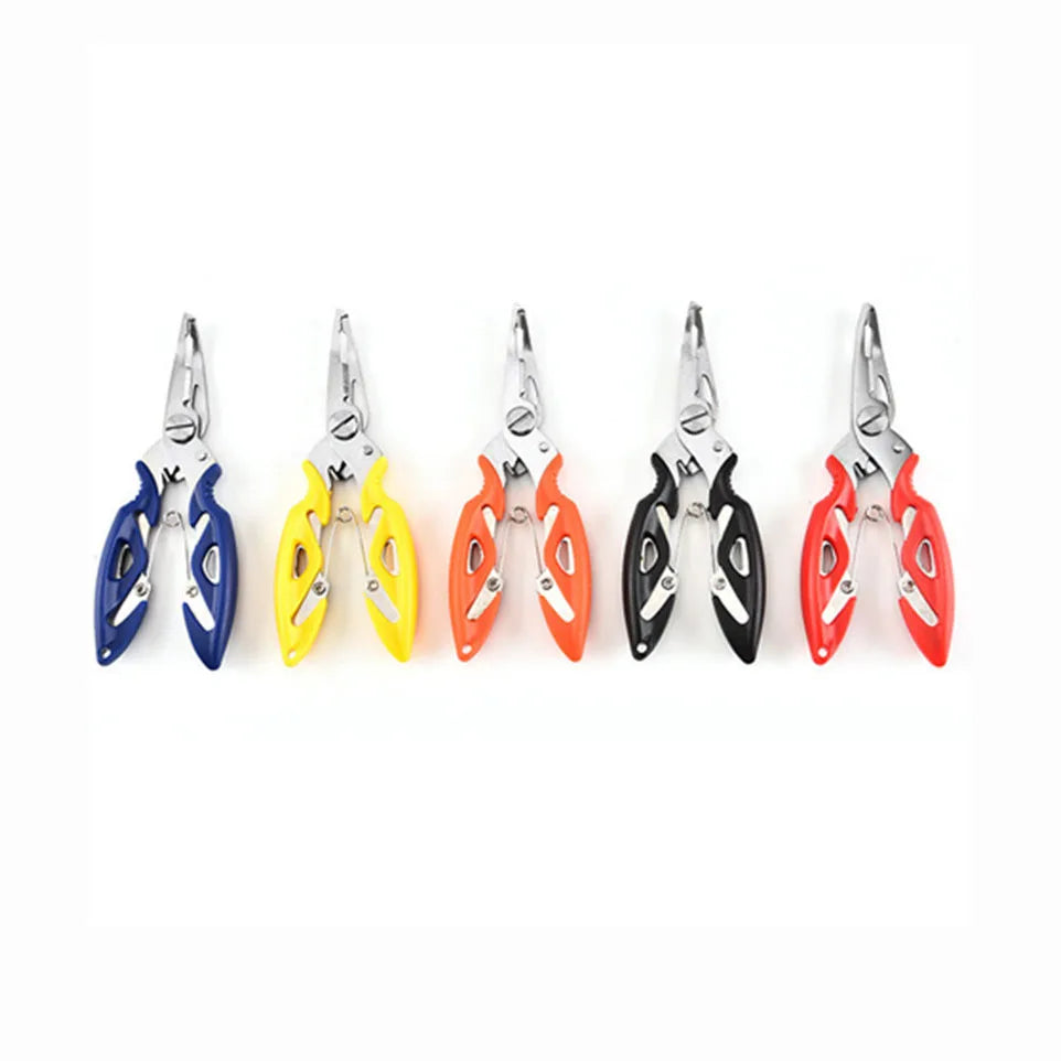 Multifunctional Stainless Steel Fish Grip Lure Pliers Line Cutting Scissors for Fishing