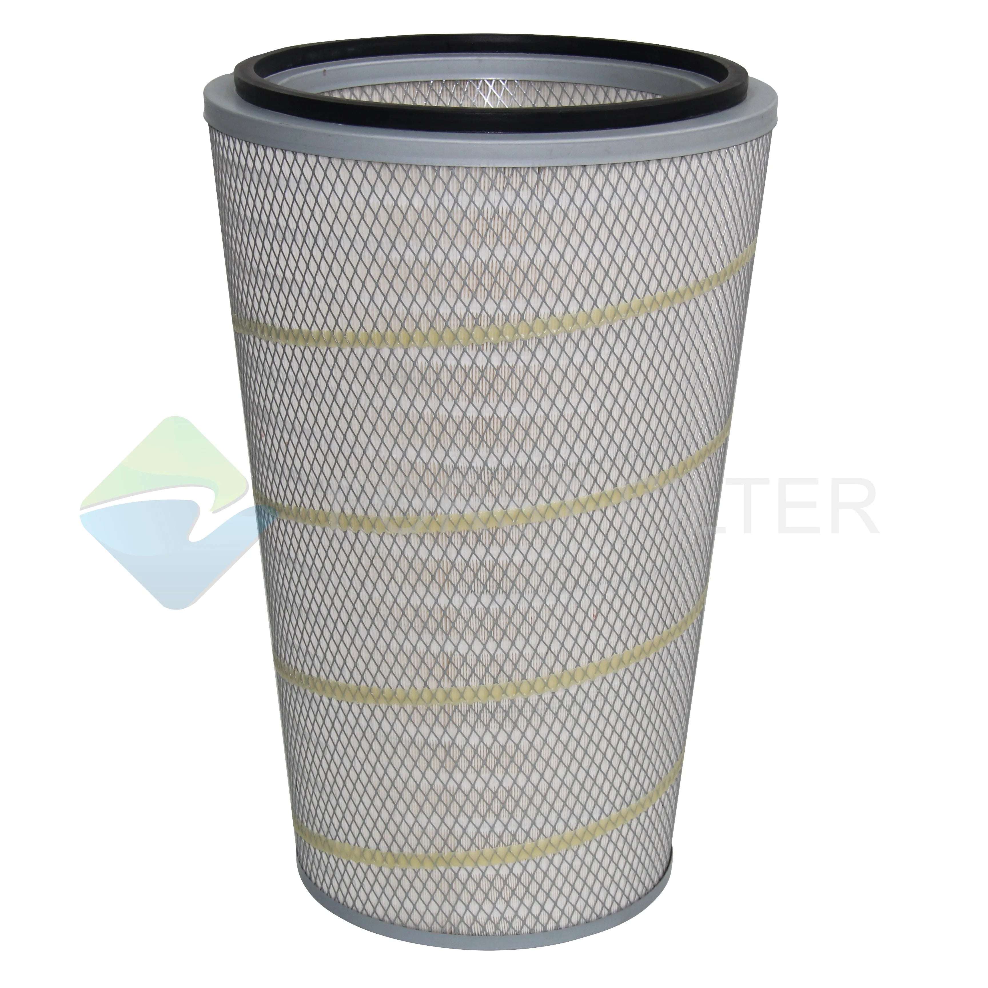 Power Station Industrial Dust Collector Gas Turbine Intake Pleated Filter Conical Cellulose Air Filter Cartridge