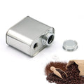 Wholesale Eco-Friendly 150g Square Tinplate Metal Tin Can Rectangular Coffee Bean Powder Packaging Air Valve Chocolate Cookie