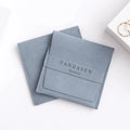 PandaSew Custom Deboss Printed Logo Microfiber Envelope Style with Band Earring Gift Jewelry Pouch