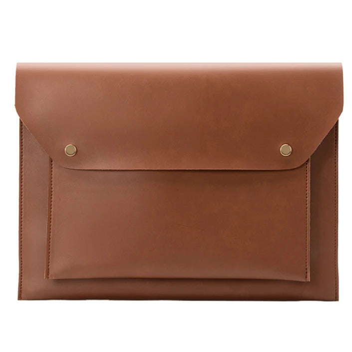 PU Leather Tablet Laptop Sleeve Tablet Computer Bag MacBoo-k Case Envelope Wallet Notebook Carrying Case with Phone Pocket