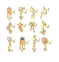Gaby New Sale Cute Stainless Steel Dream Nose Ring Gold Plated Body Piercing Jewelry Trendy Wholesale Gift Idea