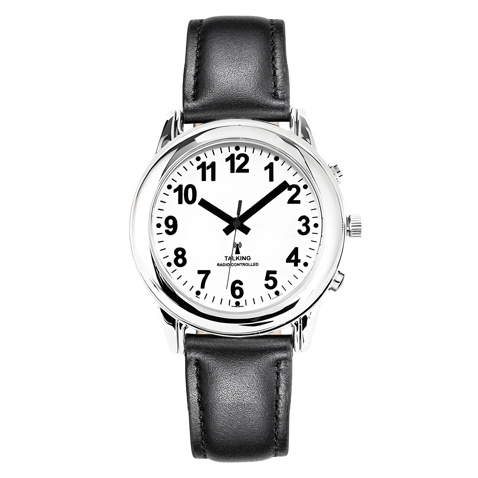 Talking Atomic  Watch Speaks the Time and Date With Loud and Clear Voice Large Number Time for the Blind Watches for Men Women