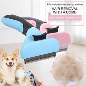 Professional Pet Hair Grooming Brush Comb Steel Pet Dogs Cat Hair Removal Comb