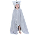 Michley Hot Sale Cartoon Bath Towel Polyester Hooded Beach Robe for Girls and Boys for Bathroom Use