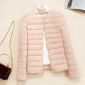 Light and Thin Down Coat for Women Short Style 2024 New Round Neck Thin Style Plus Size Down Jacket