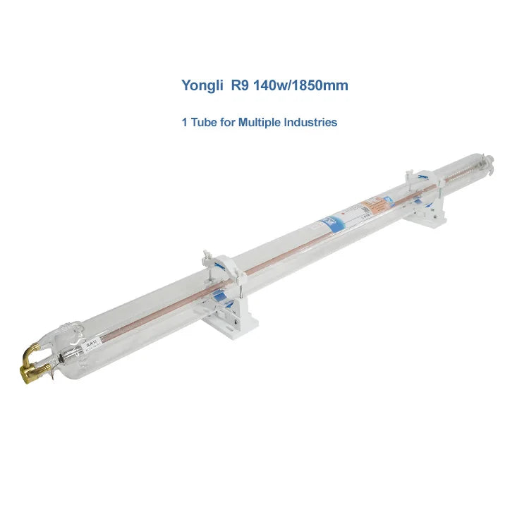 Yongli R9 140W 160W CO2 Laser Tube Water Cooled for Industrial Marking and Industrial Cutting Machine
