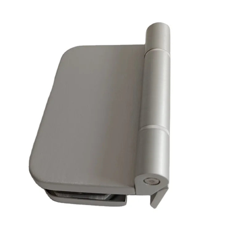 EVERSTRONG Office Silver Aluminum Anodized Pivot Hinge for Tempered Glass Doors Wall Mount 35kg Capacity Model ST-B096A
