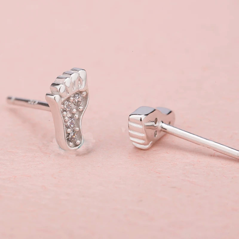 925 Sterling Silver Fashion New Style Custom Wholesale Rhodium Earring for Ladies