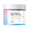 Private Label Organic Ice Cream Deep Cleansing Body Polish Vegan Whitening Skin Exfoliating  Body Scrub
