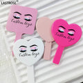 Women's Handheld Heart-Shaped Makeup Mirror Personalized Pocket Mini Cosmetic Gift Mirror Private Label Small Mirror