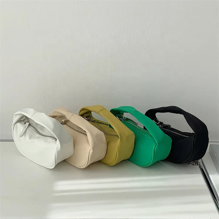 Spring and Summer New Chain Mouth Red Handheld One Shoulder Bags Small Trend Crossbody Mini Bag