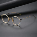 KMN139 Pure Titanium Retro Trend Round Frame Myopia Glasses Frame Young Students Optical Glasses Frame CS139