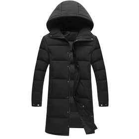 2023 the New Men's Medium Long Down Jacket in Winter the Warm Down Jacket in Winter and the Fashionable Down Jacket Size S-3XL
