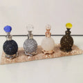 Cute Mini 15ml Gold White Silver Black Blue Diamond-encrusted Perfume Luxury Women's Perfume Essential Oil Glass Sub-bottle