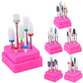 2023 Hot Sell 7Pcs Carbide Ceramic Nail Drill Bit Set 3/32" Milling Cutter for Manicure Rotary Burr Cuticle Bits Drill