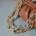 ZONESIN Wholesale Silver Gold Plastic Handbag Strap Purse Chain Handle
