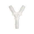 Plastic Connector Connecting Pipes PVDF Angle Water Equal Y Plastic Three Port 2.8mm 3.4mm 4.5mm 4.8mm Ozone Proof DGOzone