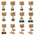 New Cross-Border Italian Module Pendant Stainless Steel Bracelet Pendant Removable Feature Free Match DIY Charm Religious Alloy