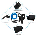For  Hot Sales TPE Swimming Resistance Belt Swim Training Exercise Bands Traction Leash Rope Pool Accessory