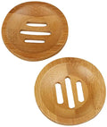 Custom Made Eco-Friendly Bamboo Soap Dish Bathroom Set with Classic Design 100% Compostable Soap Saver Holder Drainer Boxed