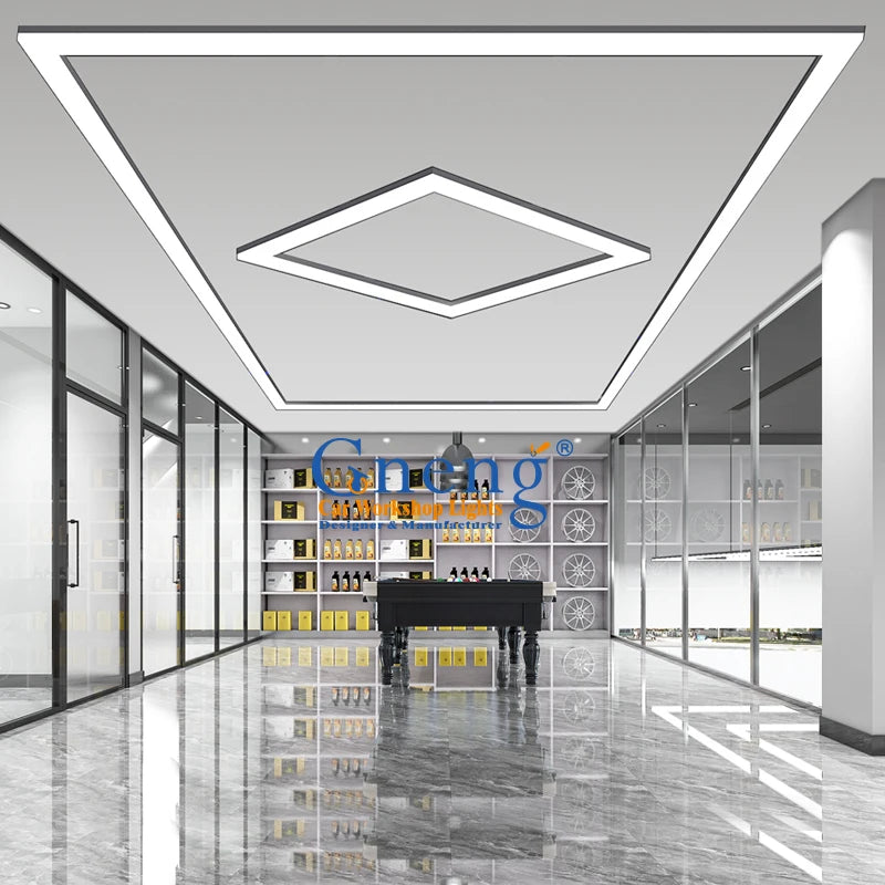 New Factory Price Detailing Supermarket Garage Led Ceiling Auto Wash Beauty Repair Light