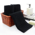 Custom Embroidered Microfiber Hairdressing Towels Black Barber Salon Beauty Spa Towels with Logo Microfiber Hairdressing Towels