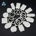 Custom Logo Silver Zinc Alloy Eco-Friendly Engraving Blanks Keychain