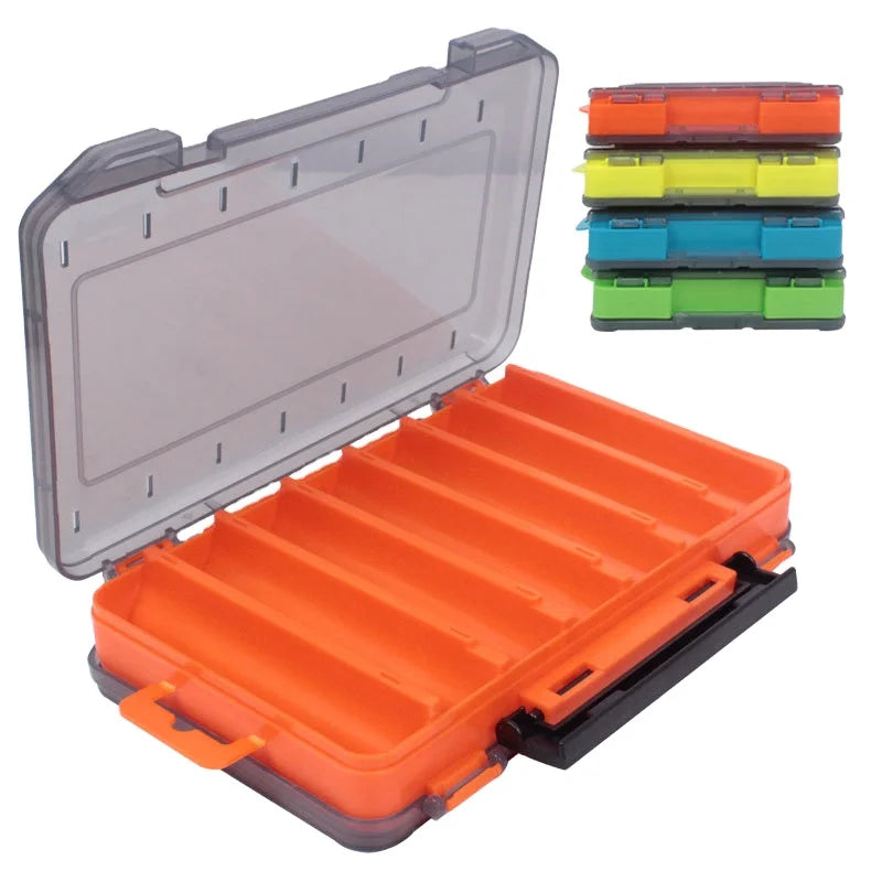 TAKEDO JYL03  Type U Plastic Fishing Box Detachable Fishing Lure Storage Colorful Waterproof  Box Fishing Box