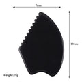 Huiying Natural Bian Stone Material Gua Sha Comb Jade Ax Shape Scraping Massage Tool