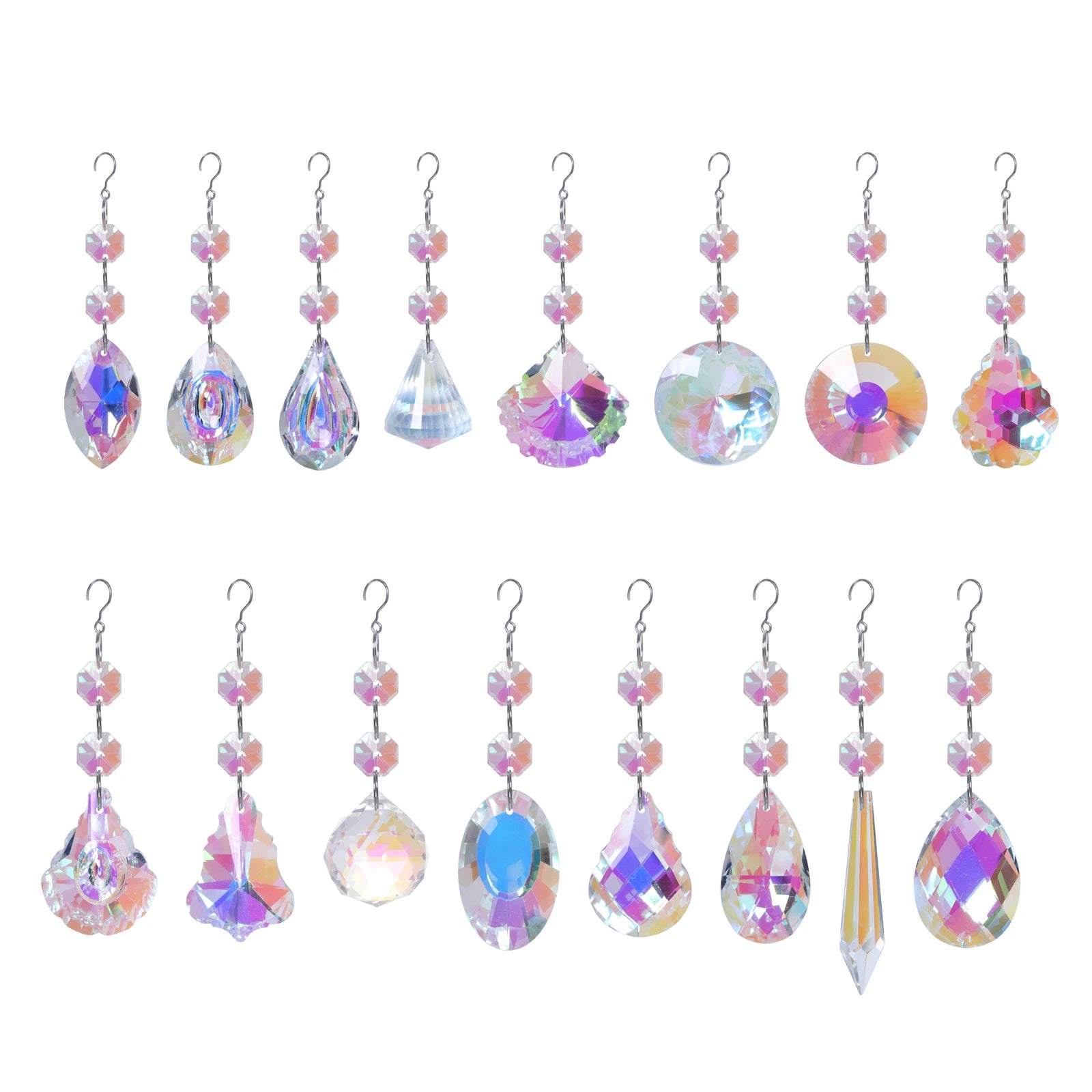 New Tik Tok Wholesale  Crystal Sun Catchers  Hanging Suncatcher Window Decor Christmas Tree Hanging