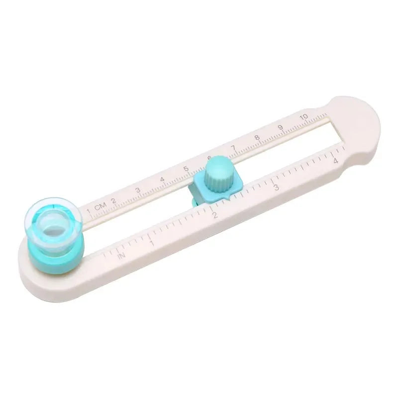 360 Degree DIY Manual Rotating Compass Knife 2cm Round Small Size Circle Cutter Paper Trimmer