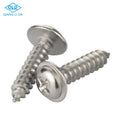 Factory Wholesale Stainless Steel 304/316 DIN7982 Metric M5 Slotted Raised Countersunk Self Tapping Metal Screw Head OEM/ODM
