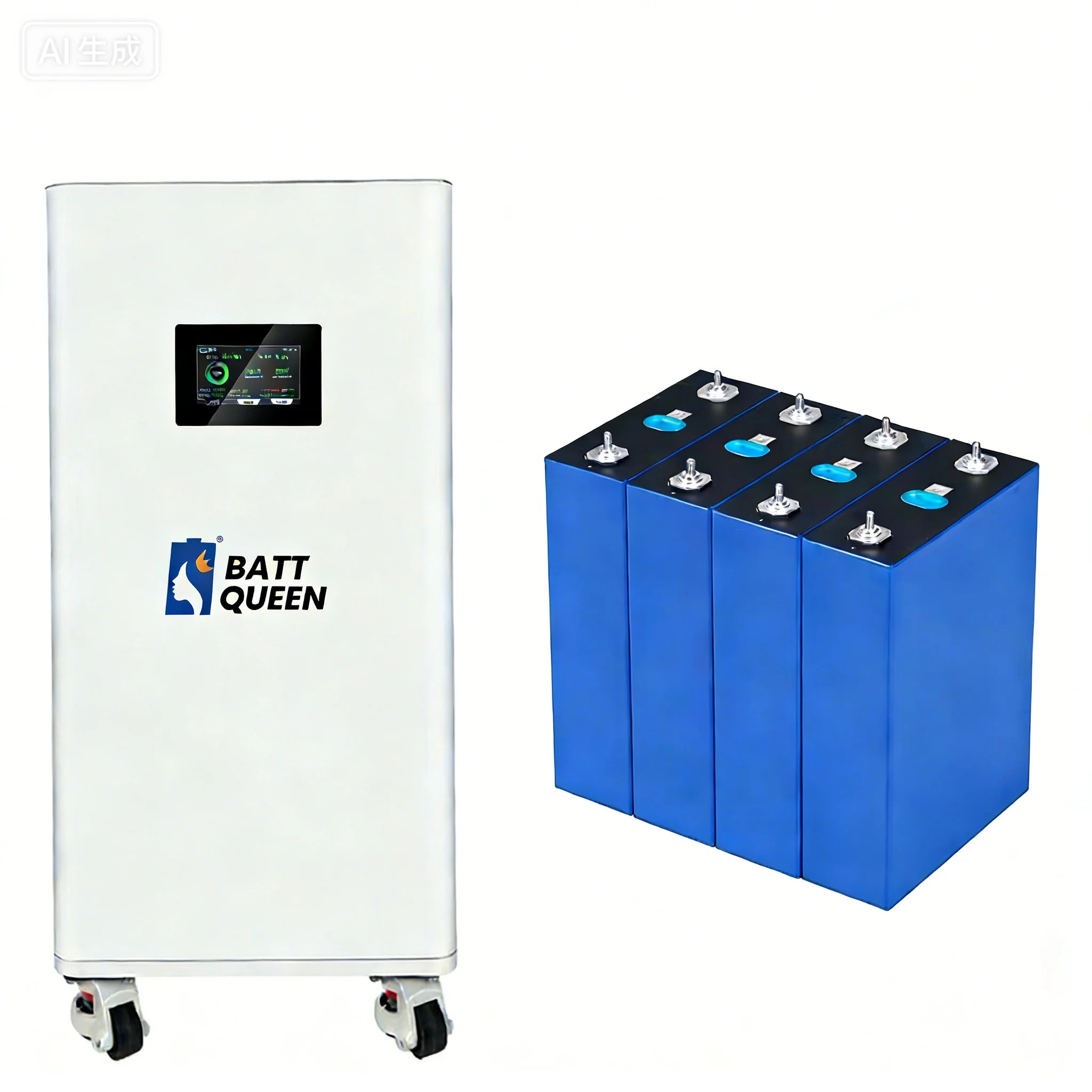 Poland Stock Complete DIY Set 51.2V 16S 314AH 320AH LiFePO4 Solar Battery a 51.2V Kit and 16 Pieces EVE 314Ah Cells for Home Use
