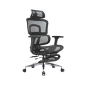 High Back Plastic Armrest pp Ergonomic Fabric Reclining Full Black Comfortable Mesh Office Chair