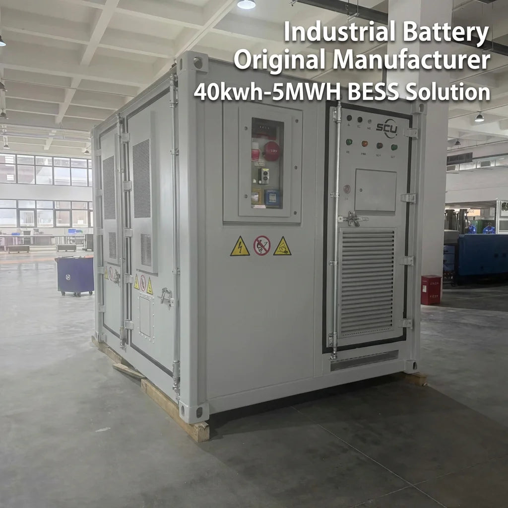 300Kwh 200Kw SCU Battery Energy Storage System Commercial Industrial Energy Storage System Solar Energy Storage Systems
