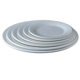 Unbreakable Restaurant Dinnerware 8.5 Inch Cheap White Round Melamine Dessert Plate