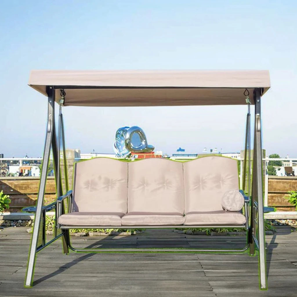 Durable Patio Swings Outdoor Furniture Waterproof Multifunctional Garden Patio 3-seater Outdoor Patio Swing Chair