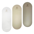 White Beige Nude Rose Milk Tea Army Green Purple Black Custom Arch Oval Pill Capsule Shape Frost Matte Vegan PU Rubber Yoga Mat