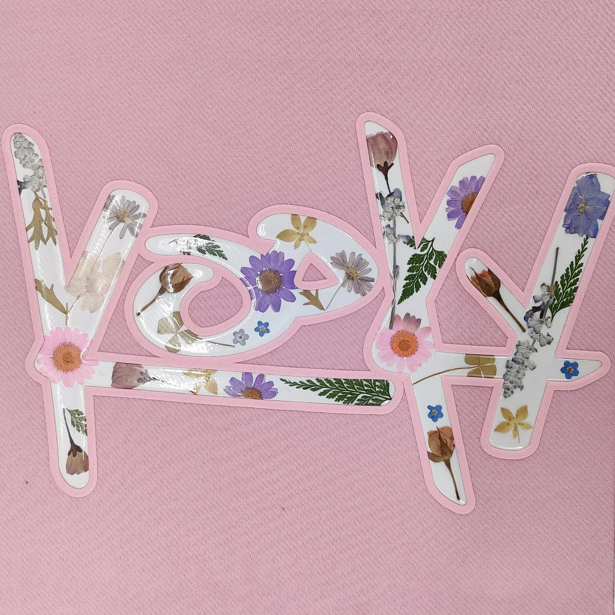 EYD Eco-friendly Ready to Iron on T-shirt Print Transfer Designs Flower 3D Silicone Heat Transfer Printing