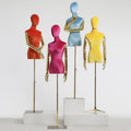 Hot Selling Colorful Velvet Half Body Wedding Dress Female Manikin