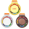 Manufacture Supplier Wholesale Drop Shipping Award Medals Blank Medal with Color Ribbon Winner Trophy Medal Prize Gift